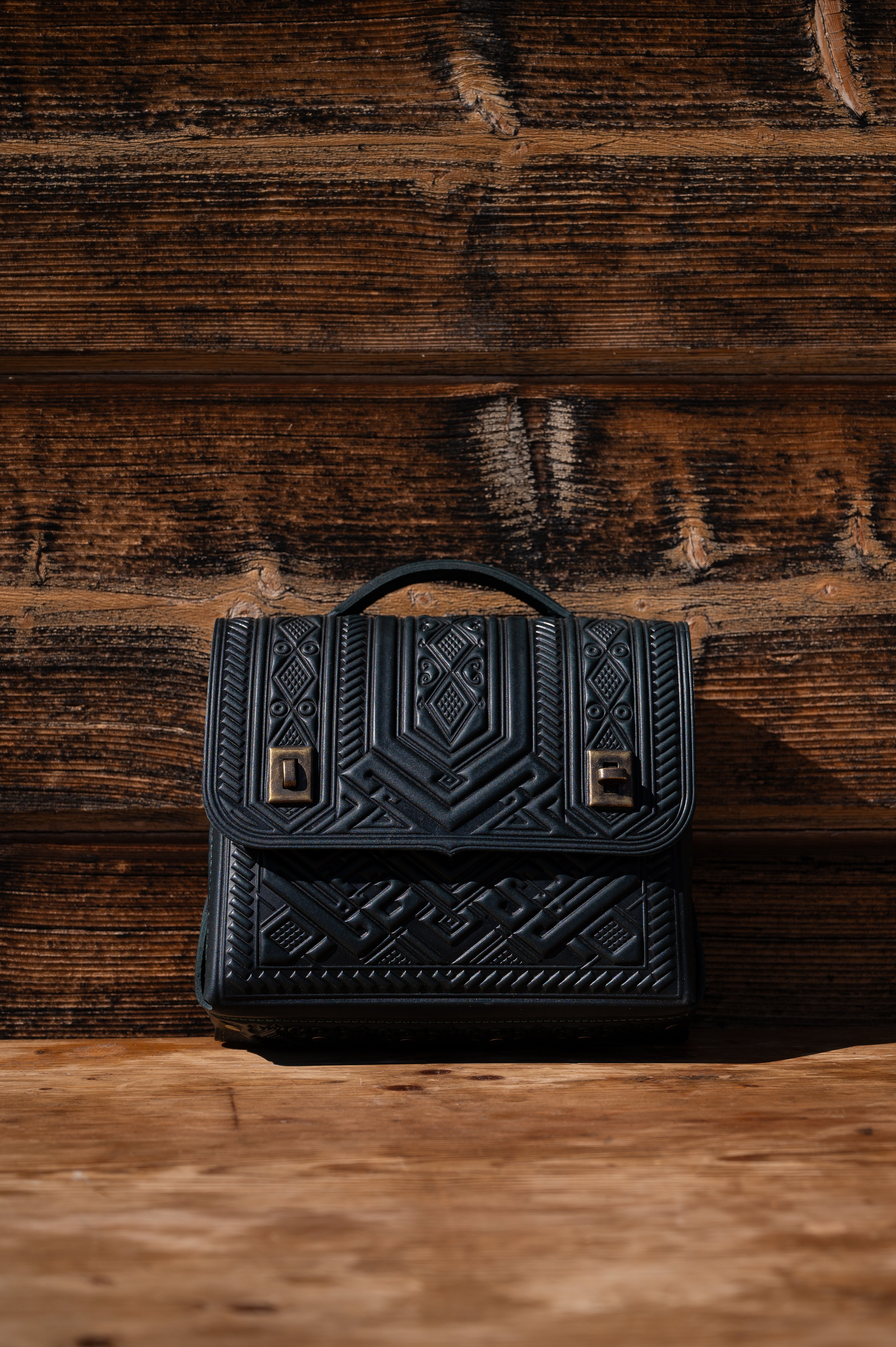 Leather backpack bag “Project”