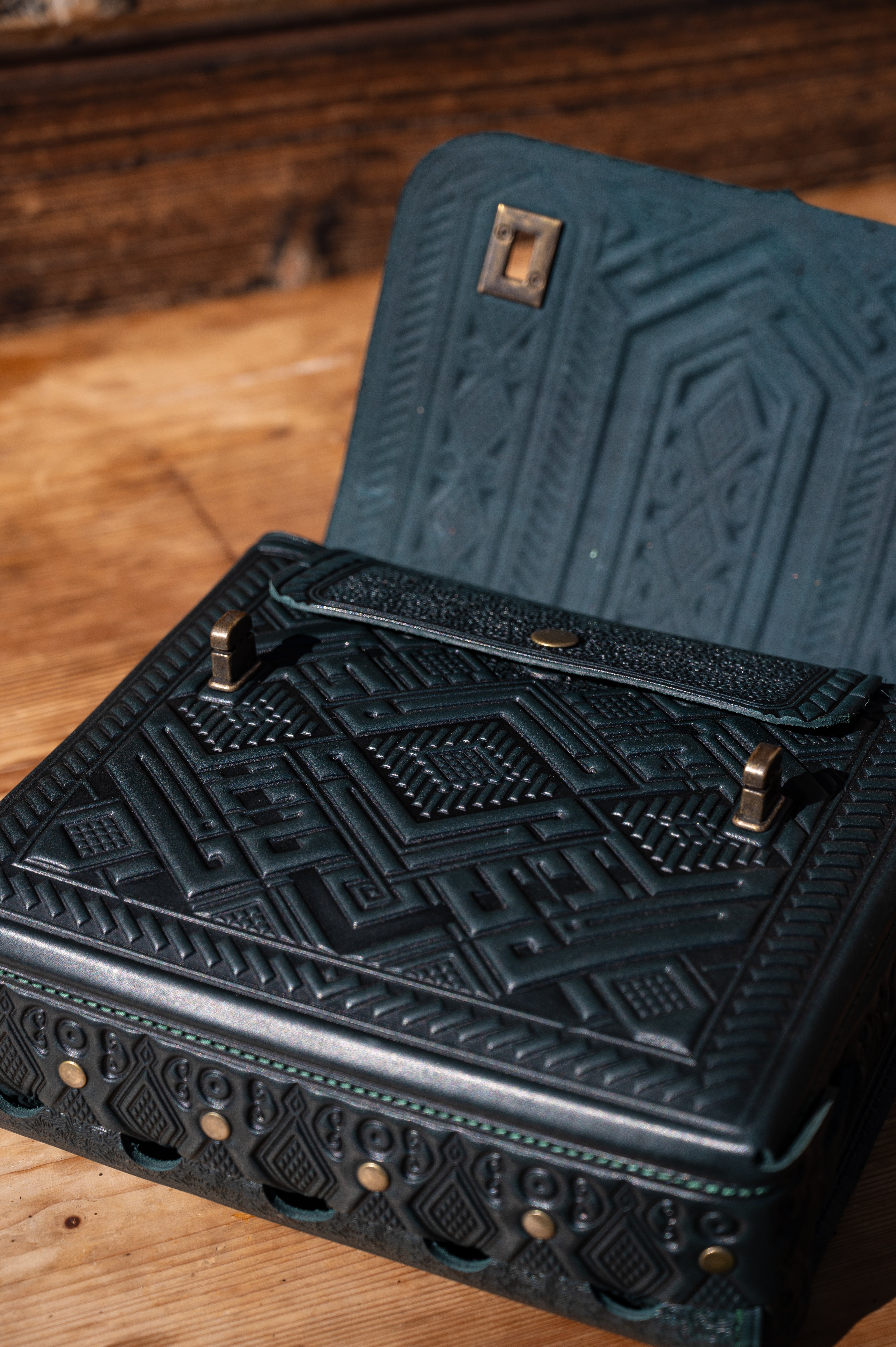 Leather backpack bag “Project”