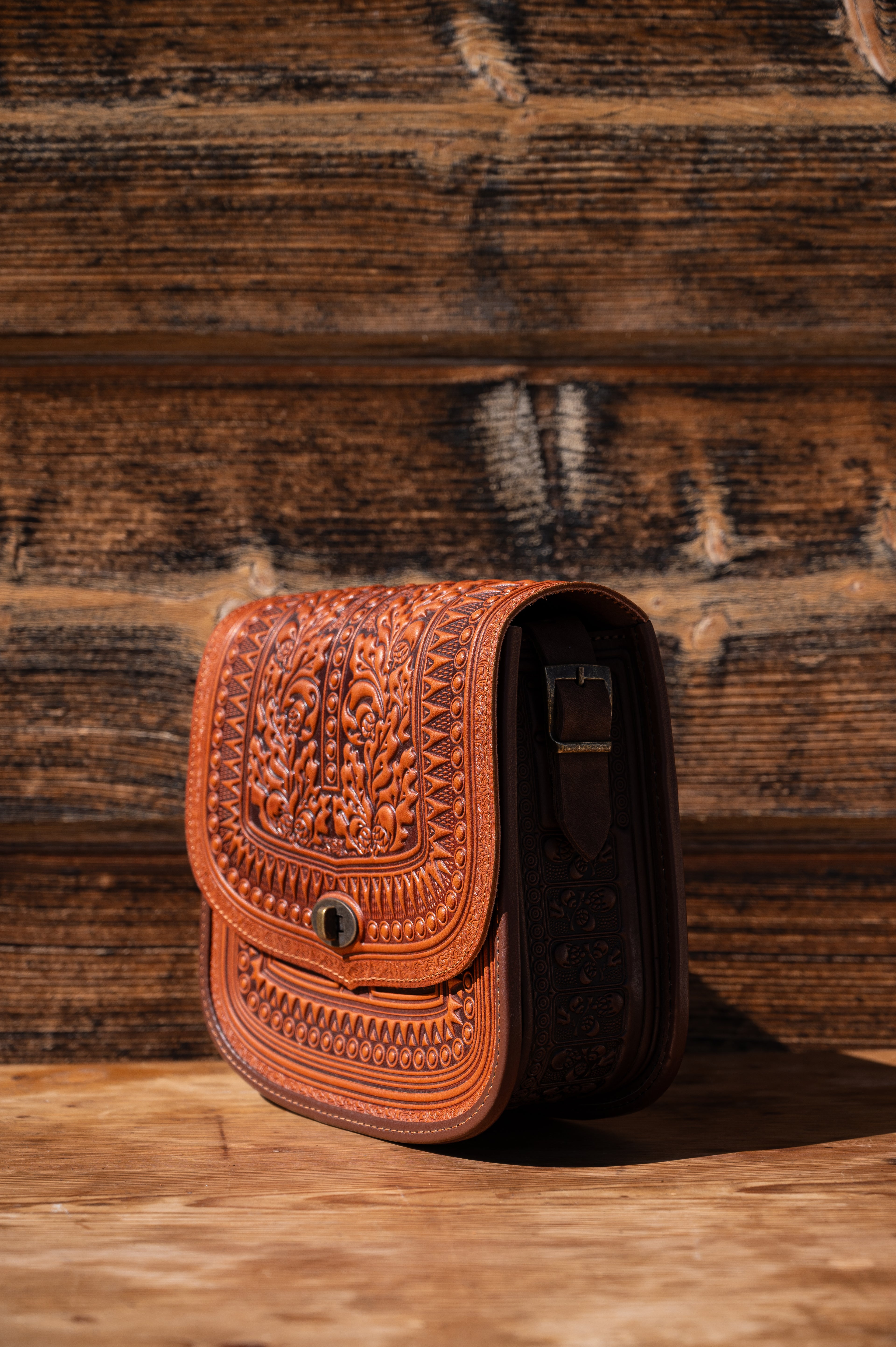 Leather bag “Dubok”