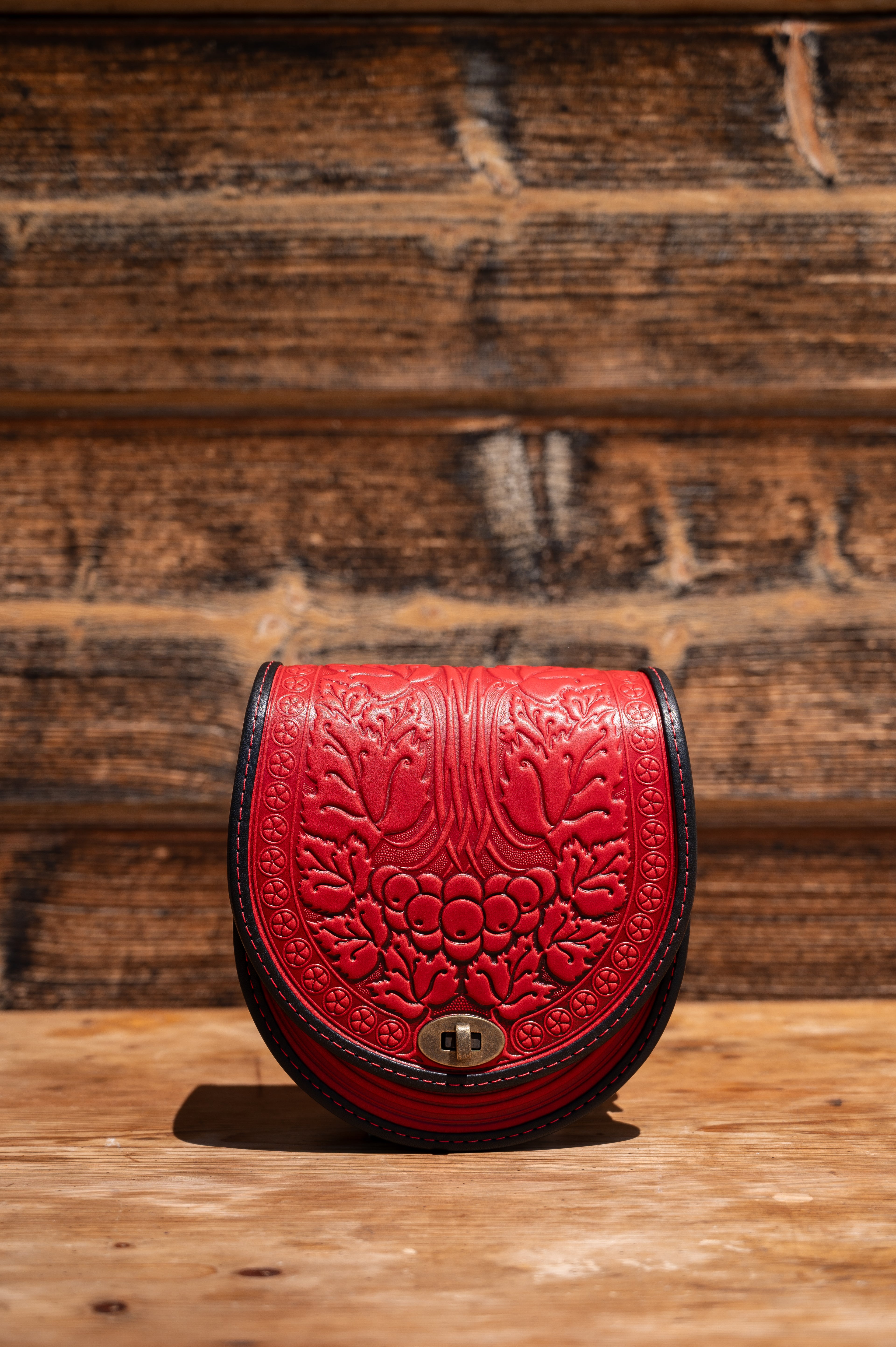 Leather bag “Kalina”