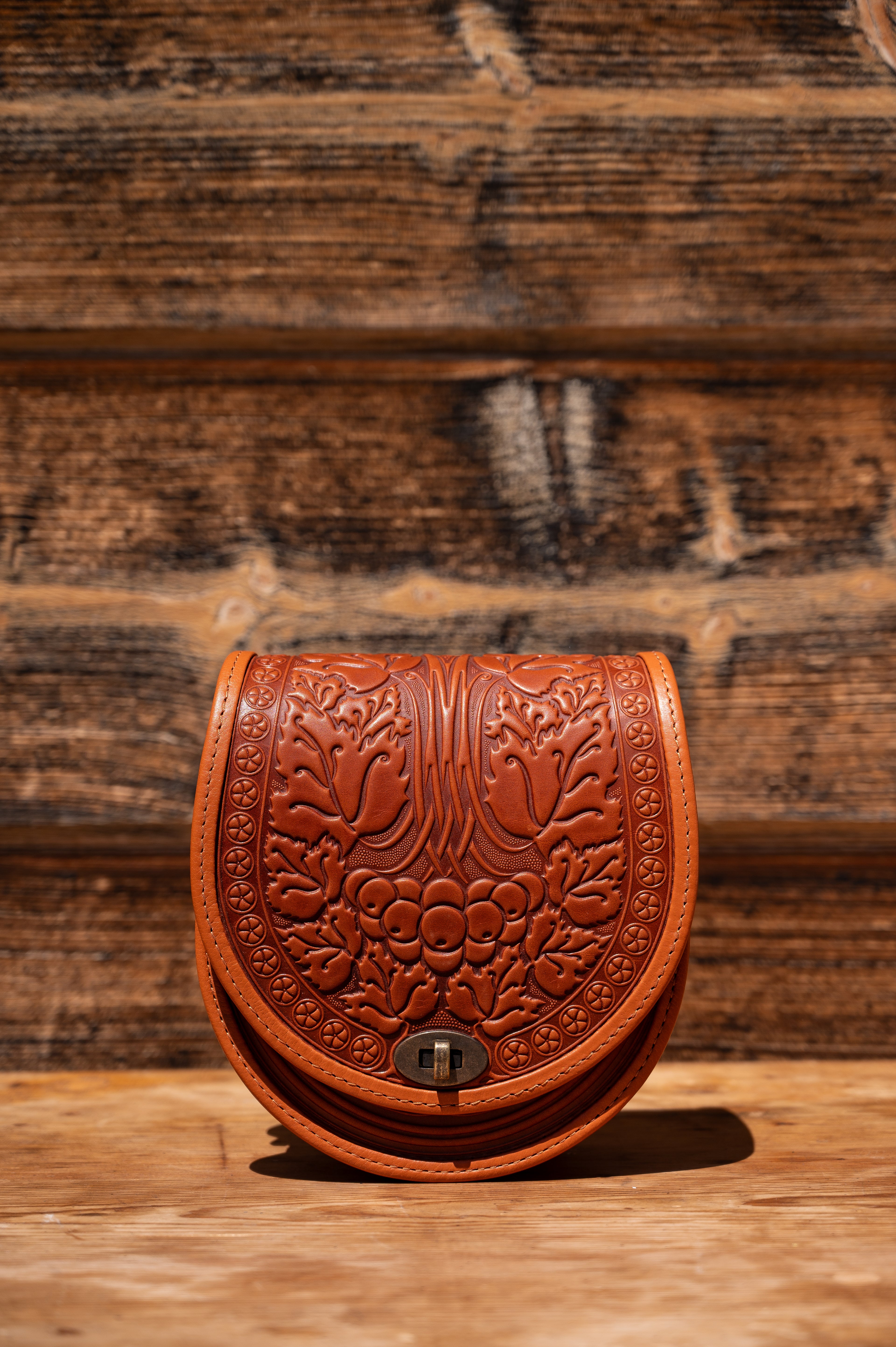 Leather bag “Kalina”