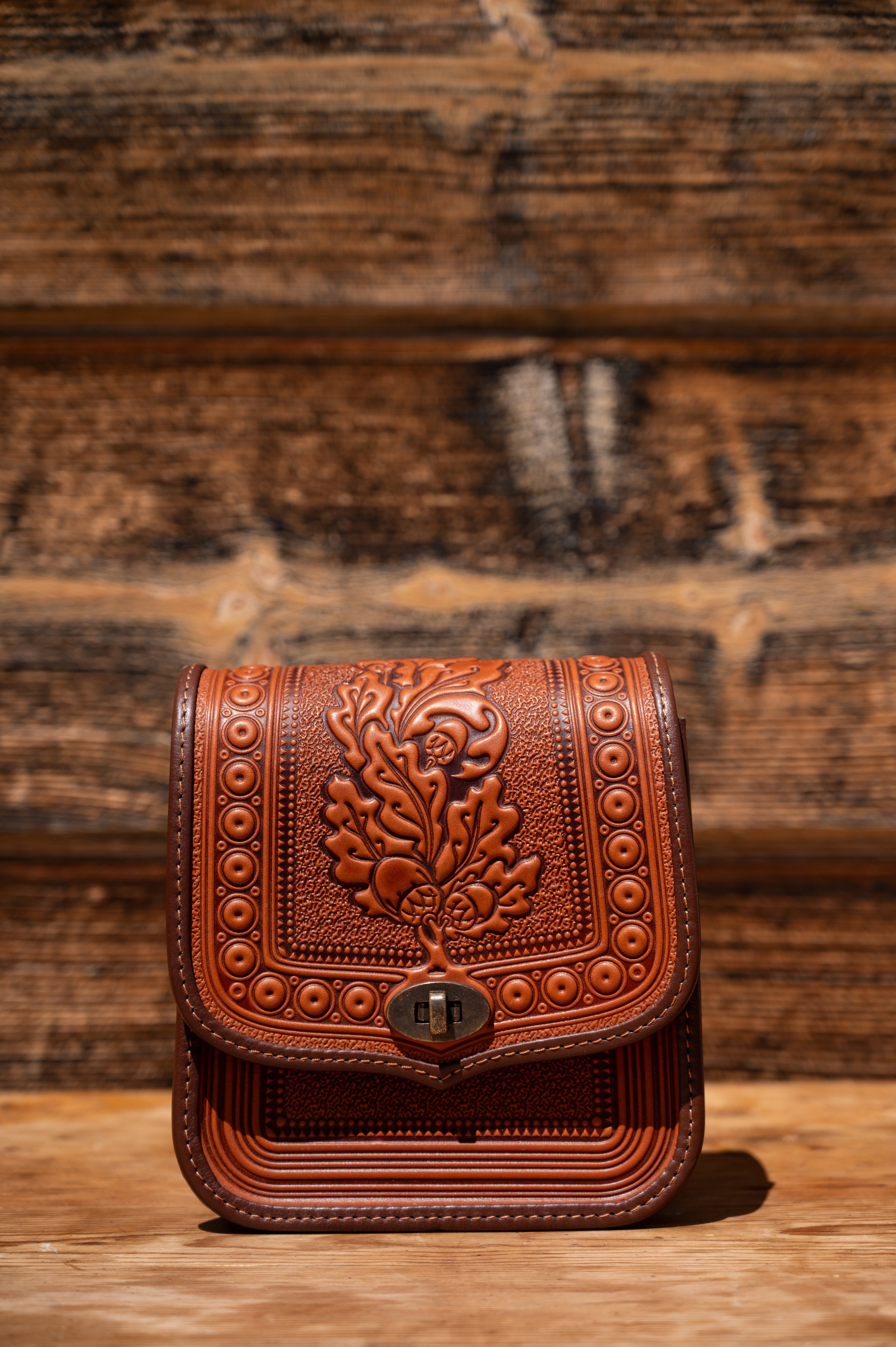 Leather bag “Myslyvska”