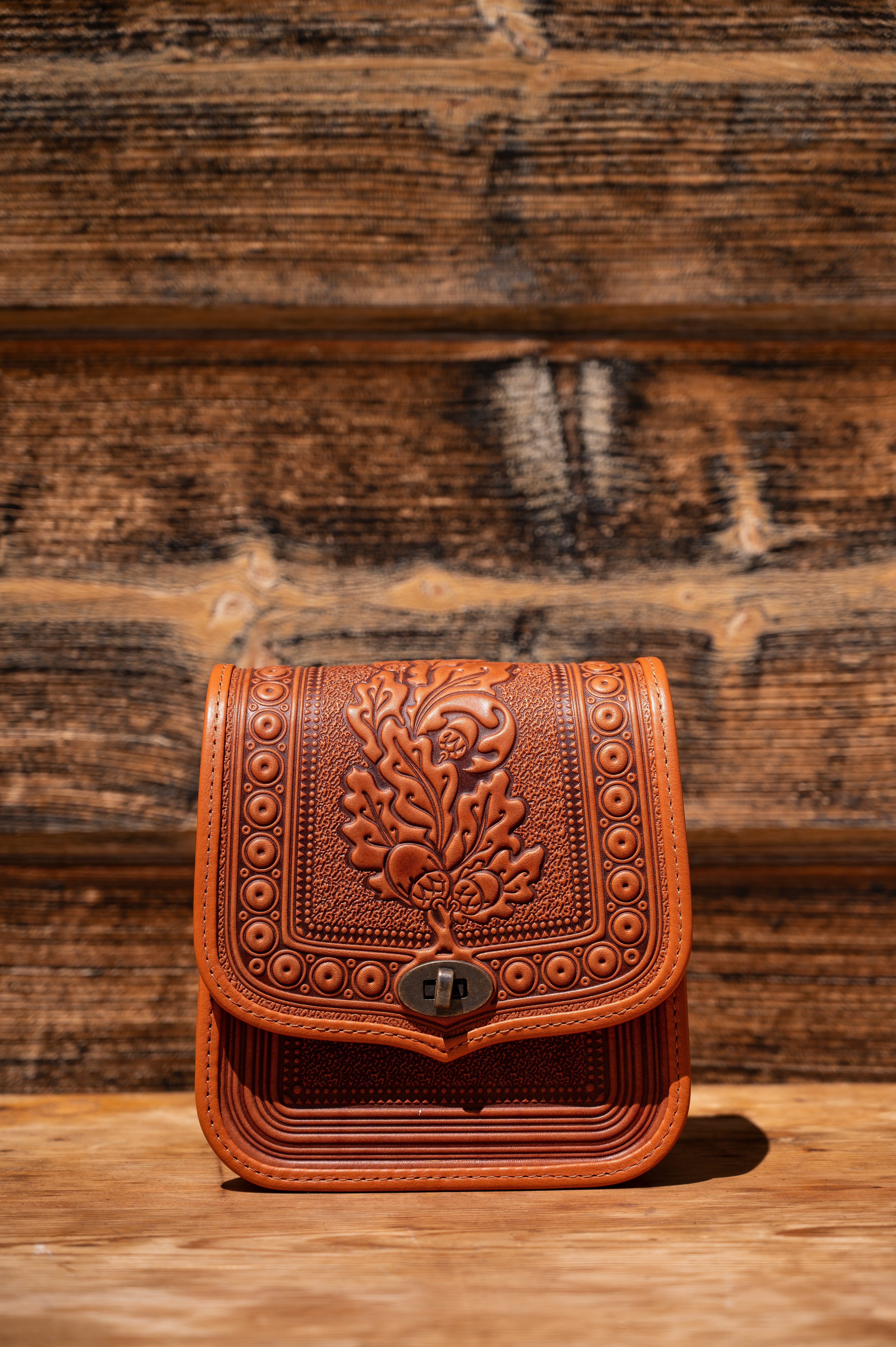 Leather bag “Myslyvska”