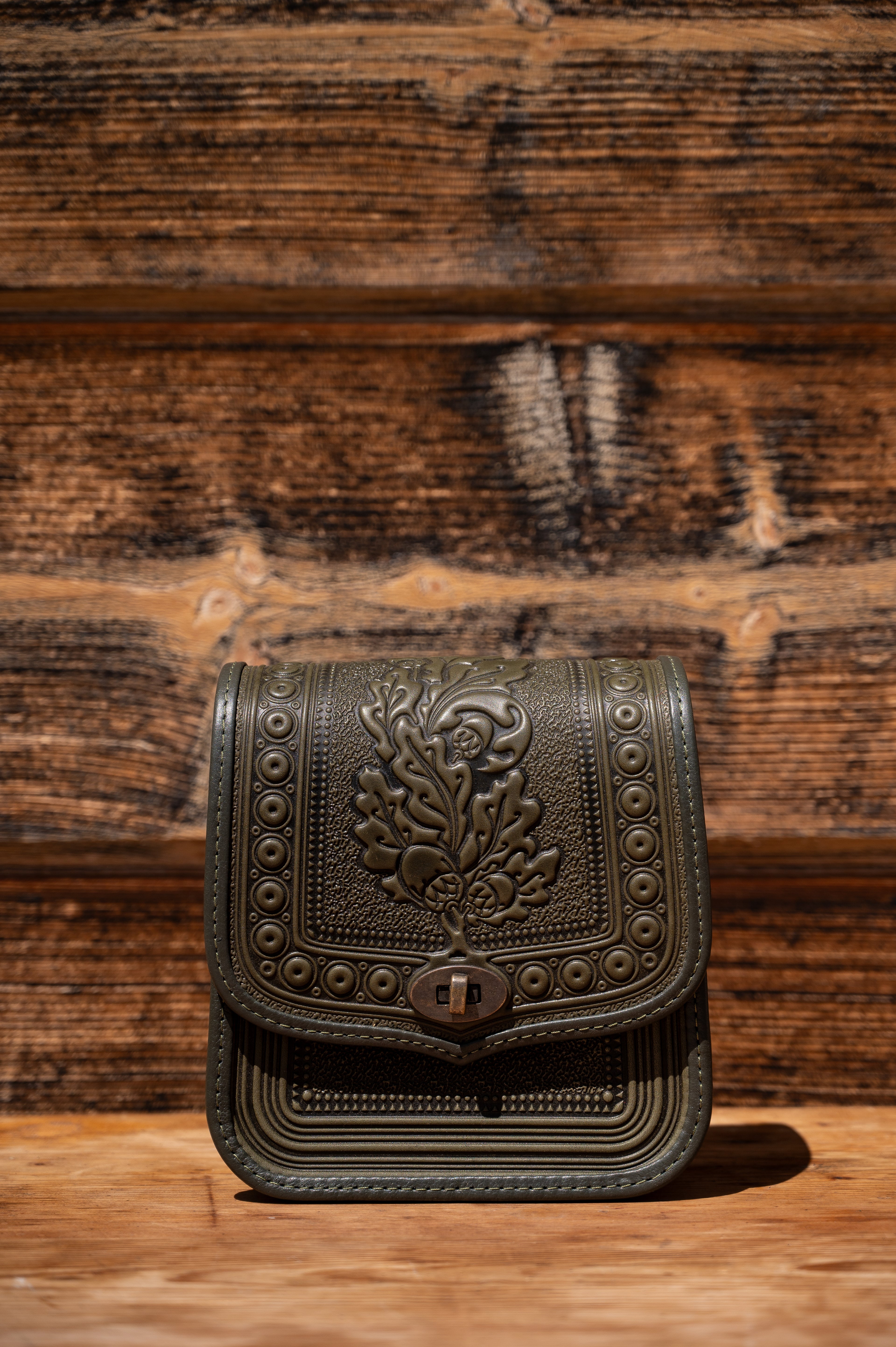 Leather bag “Myslyvska”