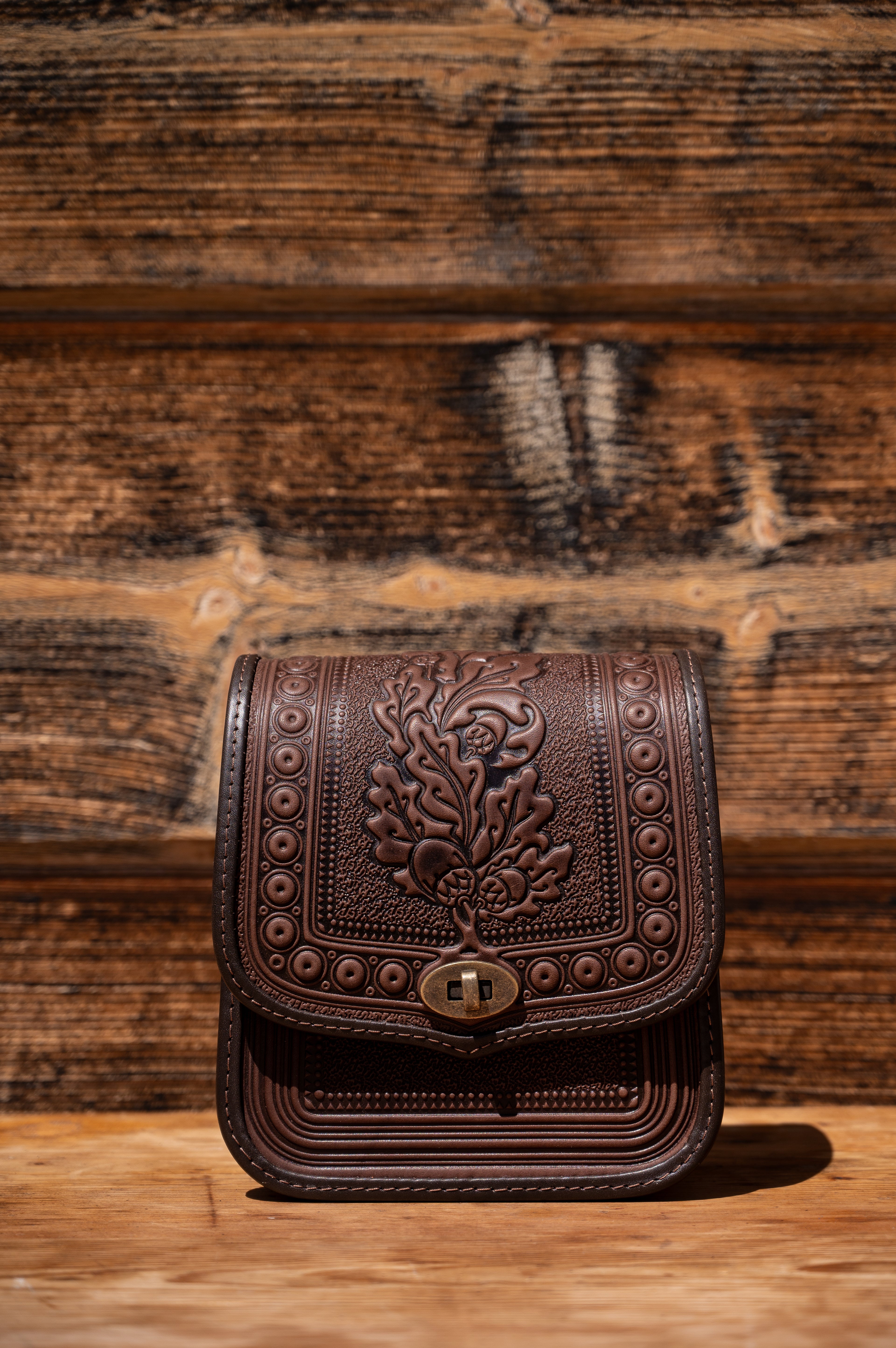 Leather bag “Myslyvska”