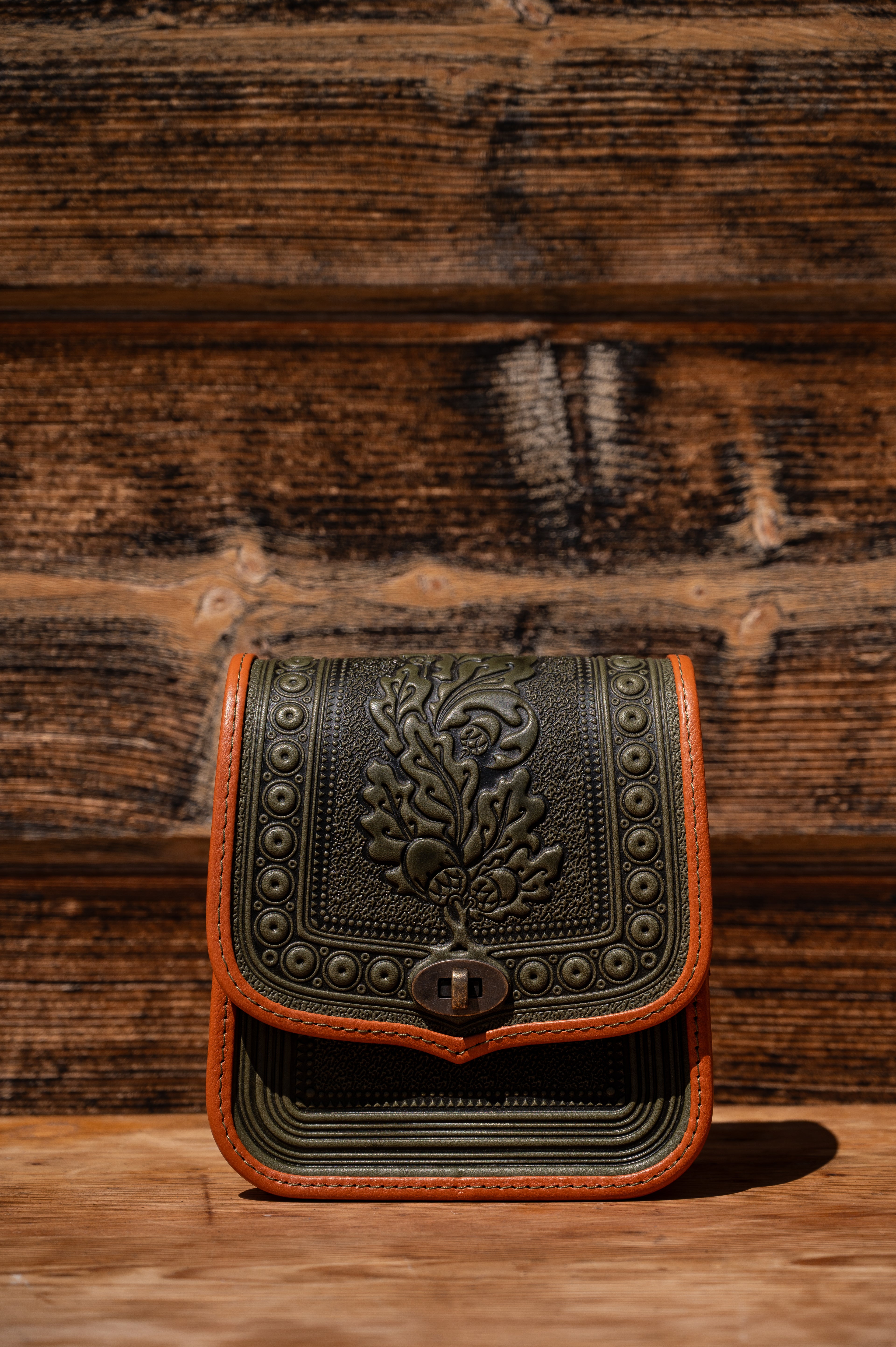 Leather bag “Myslyvska”