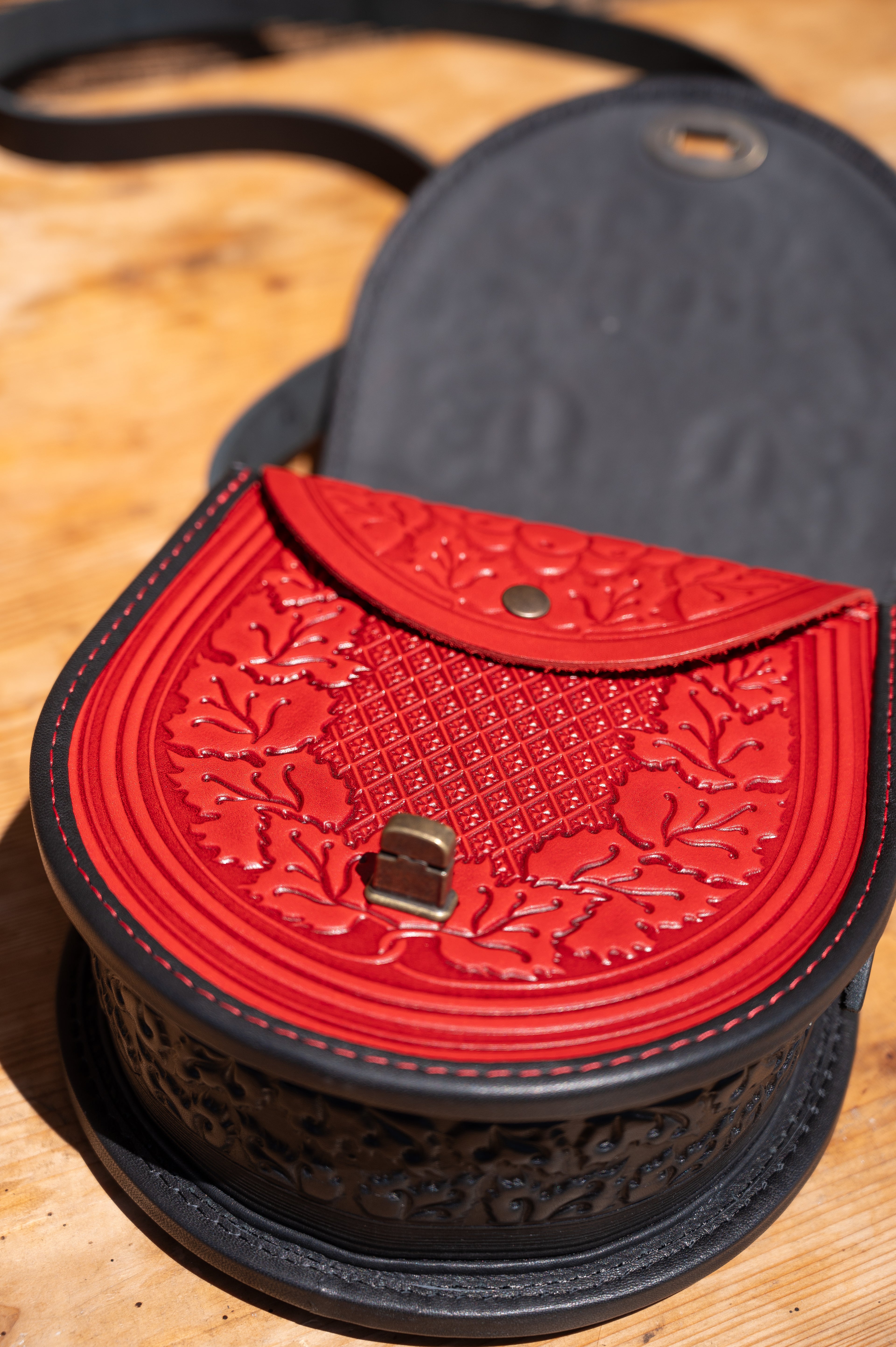 Leather bag “Kalina”